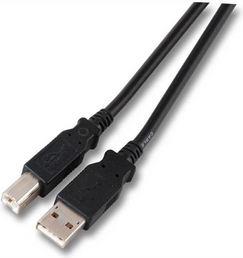 USB 2.0 kabel A->B M/M 3,0 m, crni