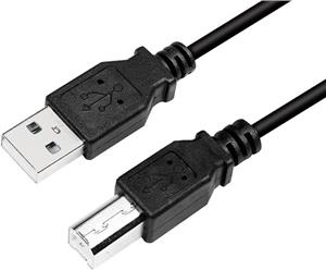 USB 2.0 kabel A->B M/M 5,0 m, crni
