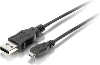 USB 2.0 kabel A->B Micro M/M 1,8m, crni