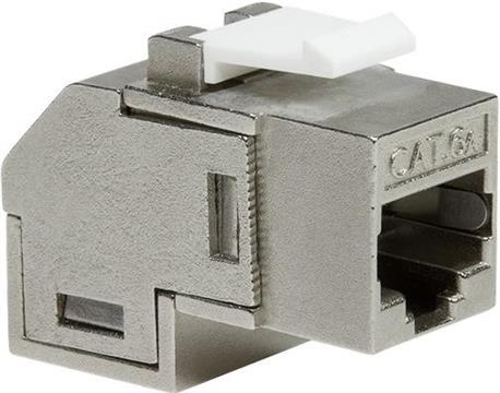 Modul Keystone RJ45 Cat.6a STP, Ž/Ž 1:1, pod kutem 90°