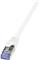S/FTP prespojni kabel Cat.6a LSZH Cu AWG26, bijeli, 5,0 m