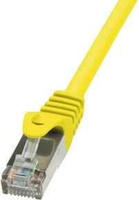 S/FTP prespojni kabel Cat.6a LSZH Cu AWG26, žuti, 0,25 m