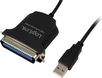 Konverter USB 2.0 A M -> Parallel CEN-36M, kabel 1,5m