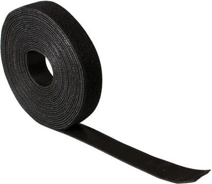 Vezica čičak (Velcro) 20 mm, na kolutu 10m, crna