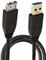 USB 3.0 kabel A->A M/Ž 2,0 m, dvostruko oklopljen, crni