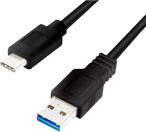 USB 3.2 Gen 1 kabel A->C M/M 1,0 m, 3A, crni