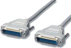 RS232 kabel 1:1 DB25 M/M 5,0m