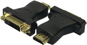 Adapter HDMI A M -> DVI-D (24+1) Ž, 1080p, crni