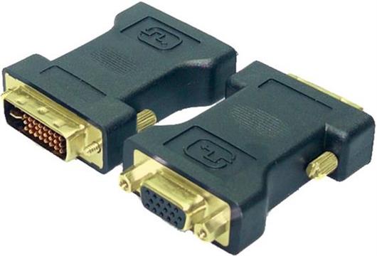 Adapter DVI-I (24+5) M -> HDB15 (VGA) Ž, crni