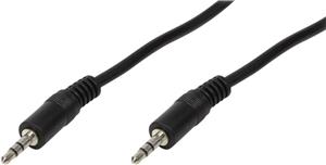 Audio kabel 3,5 mm stereo M/M 5,0 m, crni
