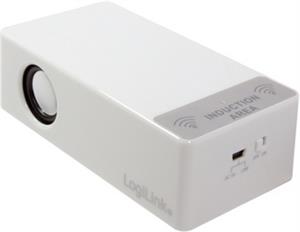 Zvučnik, indukcijski, 2x2W, napajanje USB/bat. 3xAA, bijeli