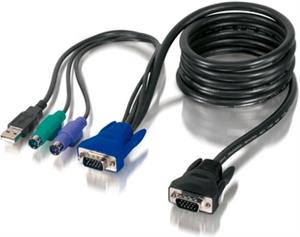 KVM set kabela Combo (PS/2 & USB) 3,0m, za KVM 33150x