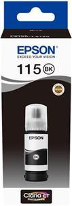 Tinta Epson 115 L8180/L8160 ecotank pigment black ink bottle C13T07C14A 70ml