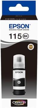 Tinta Epson 115 L8180/L8160 ecotank pigment black ink bottle C13T07C14A 70ml