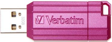 USB stick Verbatim 2.0 #49056 32GB pinstripe hot pink