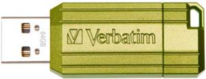 USB stick Verbatim 2.0 #49964 64GB pinstripe green