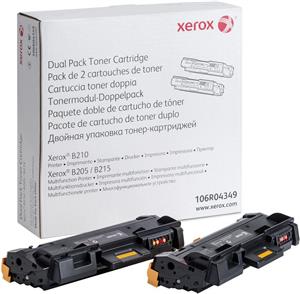 Toner Xerox 106R04349 B205/B210/B215 dual pack 2x3k