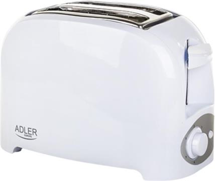 Adler toaster 750 W white