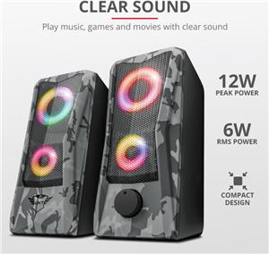 Trust Speaker set GXT 606 Javv RGB-Illuminated 2.0