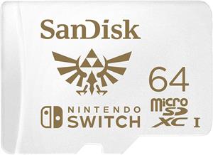 SanDisk microSDXC for Nintendo Switch 64GB, up to 100MB / s read, 60MB / s write, U3, C10, A1, UHS-1