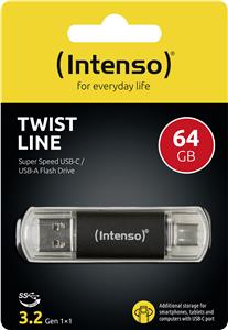 Intenso 64GB Twist Line USB 3.2 / USB-C memory stick