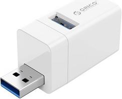 USB hub 3-port 1x USB 3.0, 2x USB 2.0, white, ORICO MINI-U32