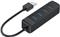 USB hub 4-port USB 3.0, 0,15m, black, ORICO TWU3-4A