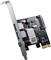 Expansion Card PCIe 3.0 x1, 3-port 2x USB 3.0, 1x USB-C, ORICO PNU-2A1C