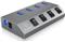 ICY BOX IB-HUB1405 USB 3.2 Gen 1 (3.1 Gen 1) Type-B 5000 Mbi