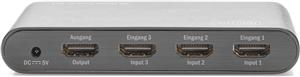 DIGITUS 4K HDMI switch DS-45316 - video/audio switch - 3 ports