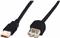 Cable Digitus USB2 A/A 3.00m M/F black