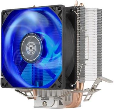 SilverStone SST-KR03 Kryton CPU Cooler, Silent hydraulic bearing 92mm blue LED fan, Intel LGA 775/115x/1200/1366 AMD Socket AM4/AM3/AM2/FM2/FM1