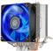 SilverStone SST-KR03 Kryton CPU Cooler, Silent hydraulic bearing 92mm blue LED fan, Intel LGA 775/115x/1200/1366 AMD Socket AM4/AM3/AM2/FM2/FM1