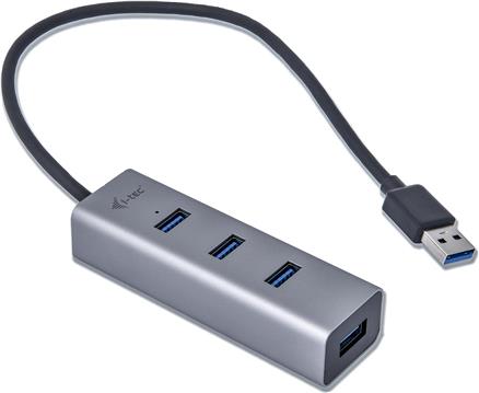 i-tec USB-A HUB 4 port USB 3.0 Metall passiv 