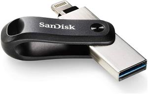 STICK 64GB USB 3.0 SanDisk iXpand Go Apple Lightning black/silver