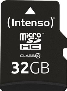 32GB Intenso MicroSDHC 20MB/s +Adapter