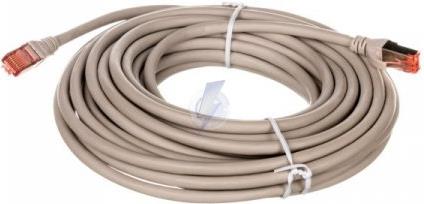 Patchkabel CAT6 RJ45 S/FTP Länge 10m, Farbe grey AWG 27/7, Cu, Digitus