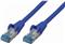 Patchkabel CAT6a RJ45 S/FTP 0,5m Blue