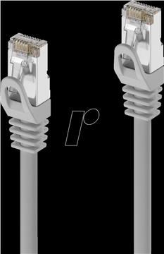 Patchkabel CAT6a RJ45 S/FTP 0,5m Grey