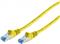 Patchkabel CAT6a RJ45 S/FTP 0,5m Yellow