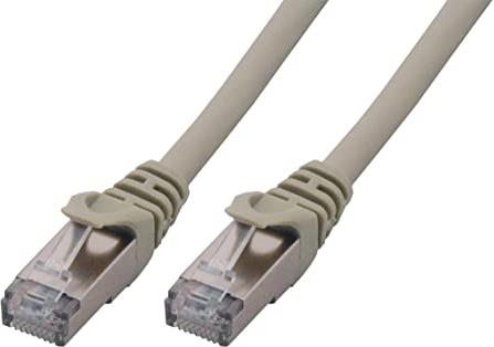 Patchkabel CAT6a RJ45 S/FTP 1m Grey