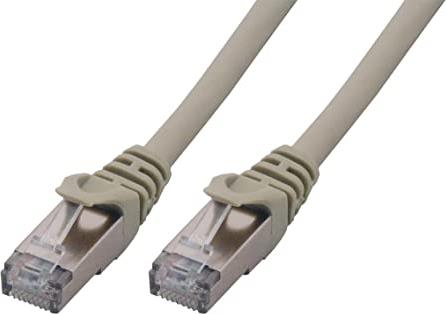 Patchkabel CAT6a RJ45 S/FTP 1m Grey