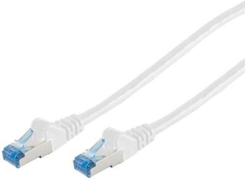 Patchkabel CAT6a RJ45 S/FTP 1m White