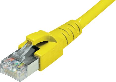 Patchkabel CAT6a RJ45 S/FTP 1m yellow