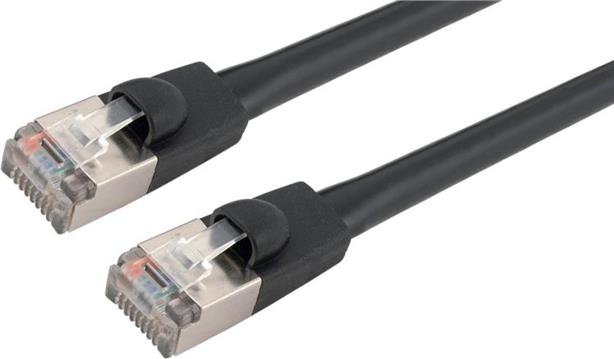 Patchkabel CAT6a RJ45 S/FTP 2m Black