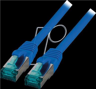 Patchkabel CAT6a RJ45 S/FTP 2m Blue