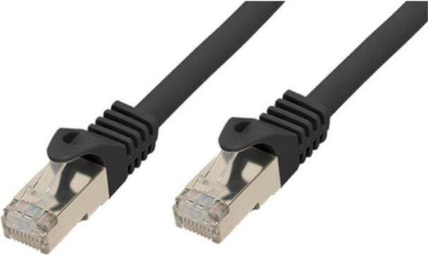 Patchkabel CAT7/6a S/FTP 20m black RJ45 Halogenfrei (LSZH)