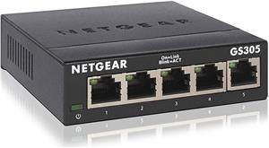 Netgear GS305 Switch 5-Port Gigabit Ethernet / Unmanaged