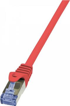 LogiLink PrimeLine - patch cable - 0.25 m - red