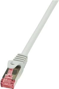 LogiLink PrimeLine - patch cable - 0.25 m - white